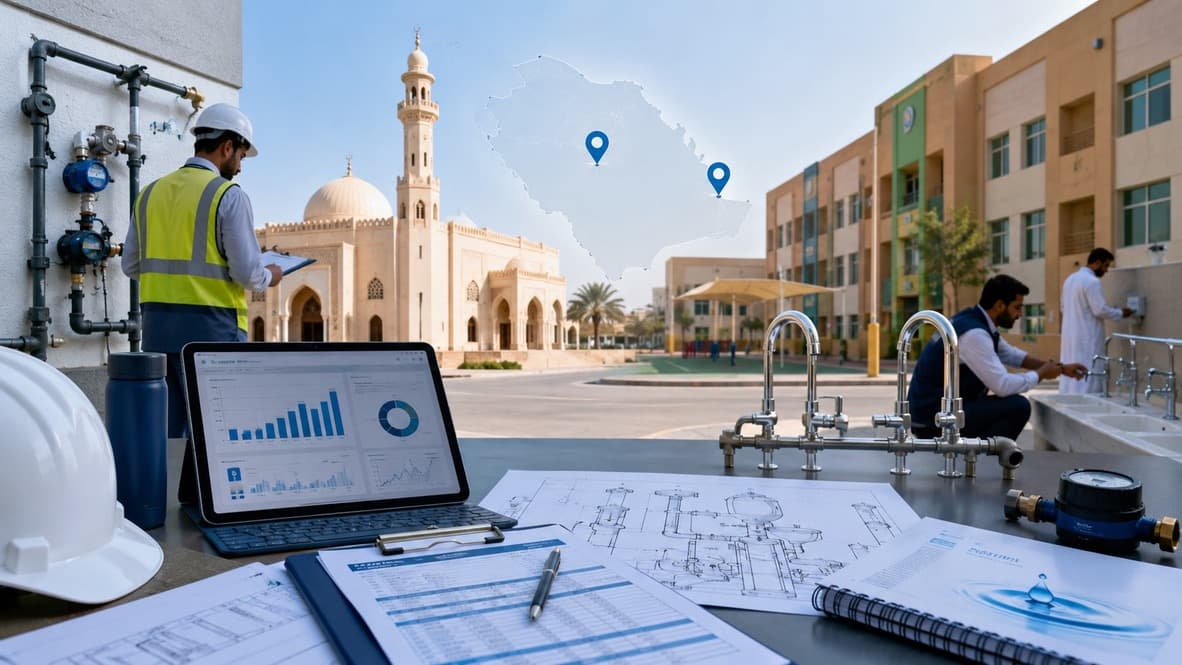 دراسة ترشيد المساجد والمدارس — الدمام والخبر وبريدة وعنيزة